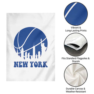 New York Skyline Garden Flag Proud Game Day Sports Fan Gift