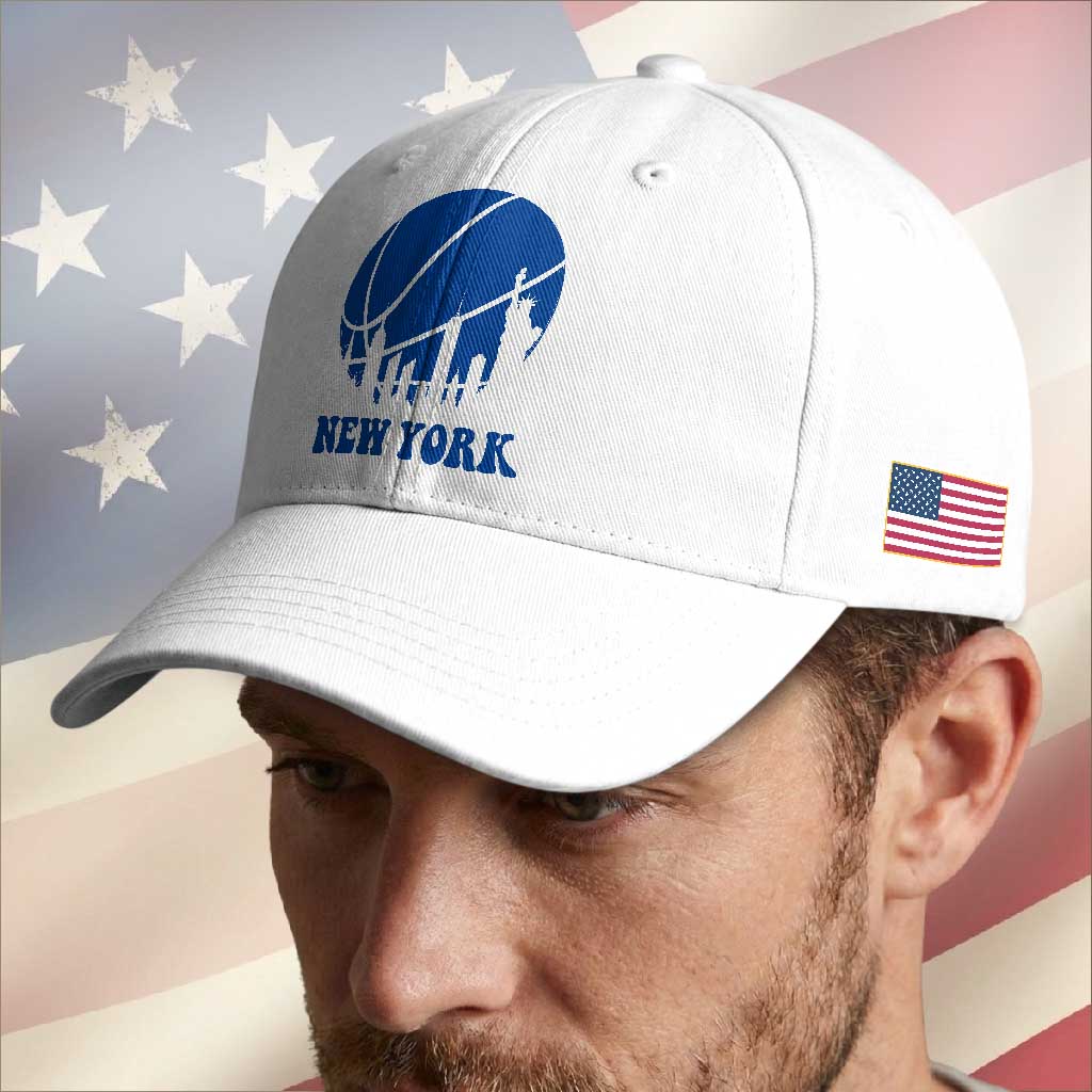 New York Skyline Baseball Cap Proud Game Day Sports Fan Gift