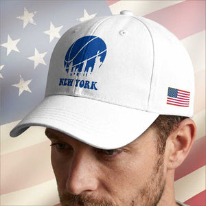 New York Skyline Baseball Cap Proud Game Day Sports Fan Gift