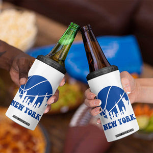 New York Skyline 4 in 1 Can Cooler Tumbler Proud Game Day Sports Fan Gift