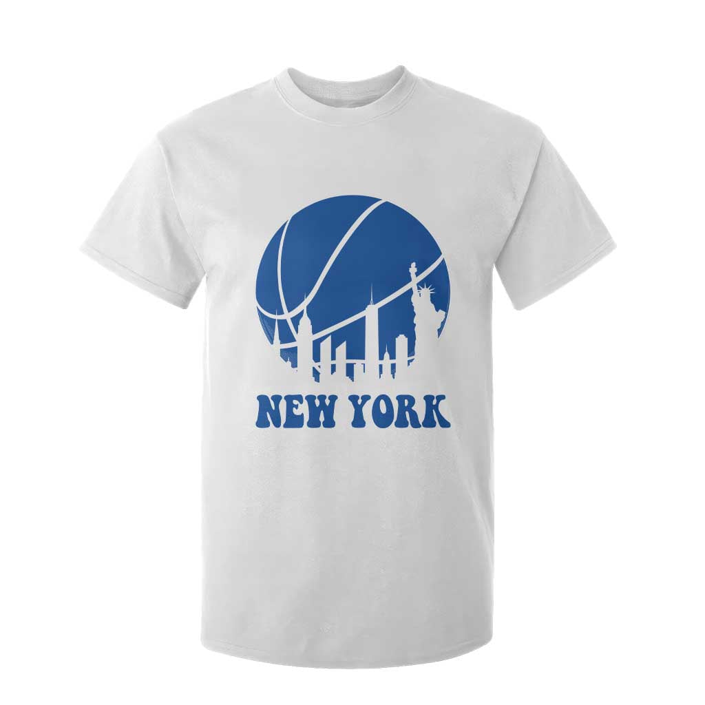New York Skyline T Shirt For Kid Proud Game Day Sports Fan Gift TS12 White Print Your Wear