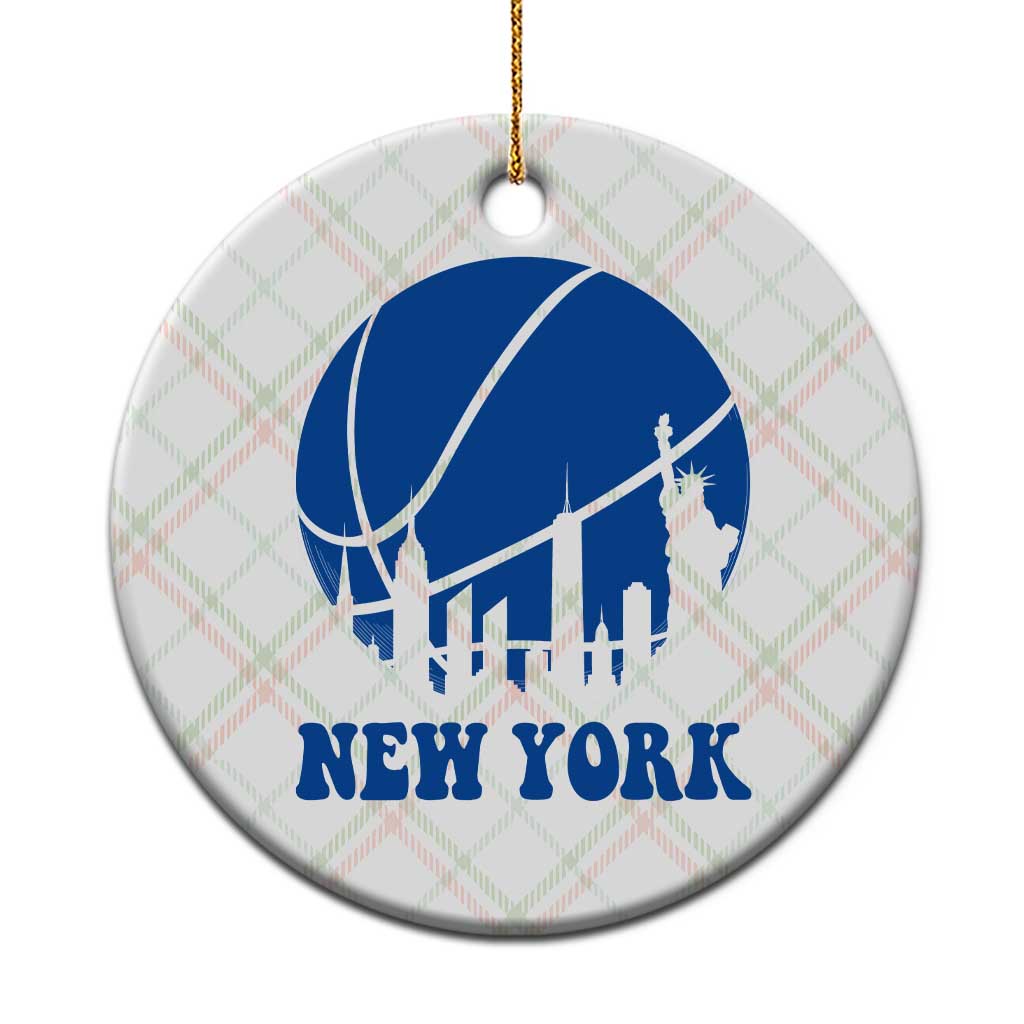 New York Skyline Ceramic Ornament Proud Game Day Sports Fan Gift