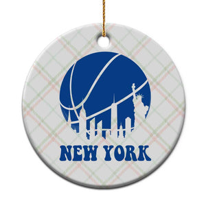 New York Skyline Ceramic Ornament Proud Game Day Sports Fan Gift