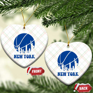 New York Skyline Ceramic Ornament Proud Game Day Sports Fan Gift