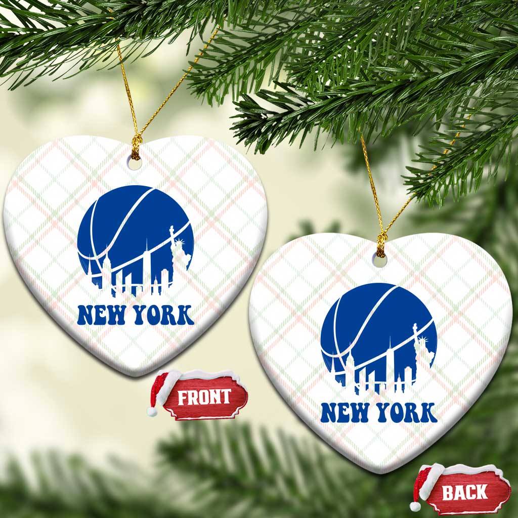 New York Skyline Ceramic Ornament Proud Game Day Sports Fan Gift