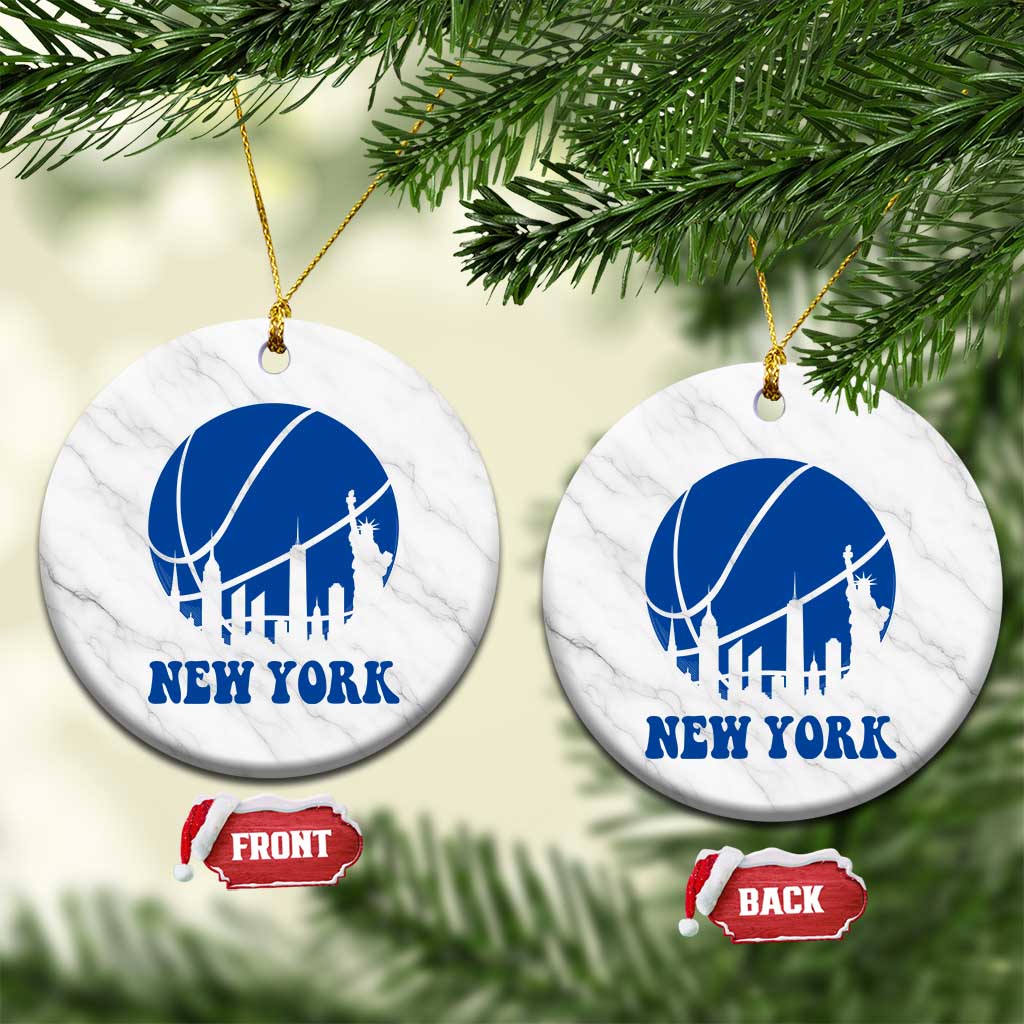 New York Skyline Ceramic Ornament Proud Game Day Sports Fan Gift