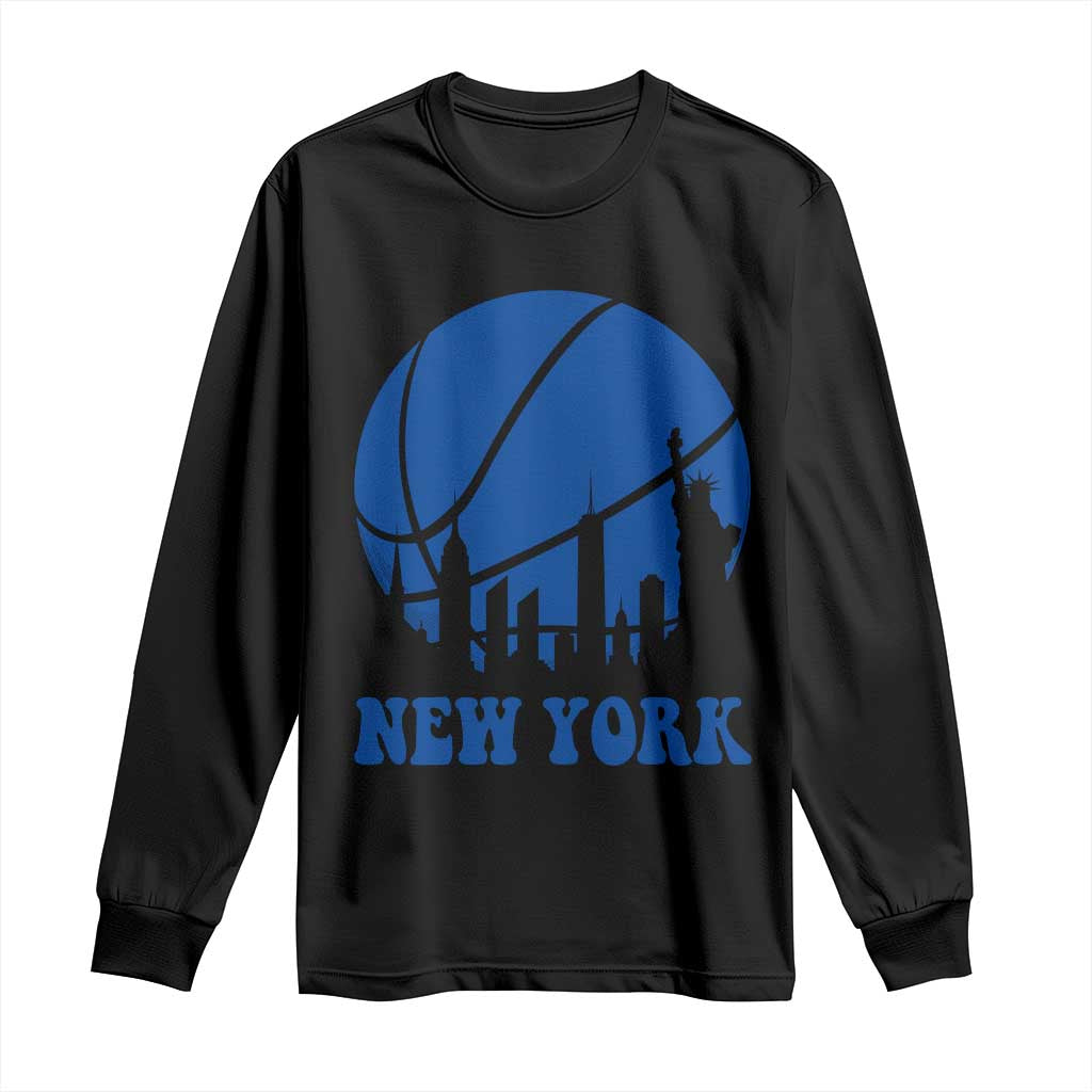 New York Skyline Long Sleeve Shirt Proud Game Day Sports Fan Gift