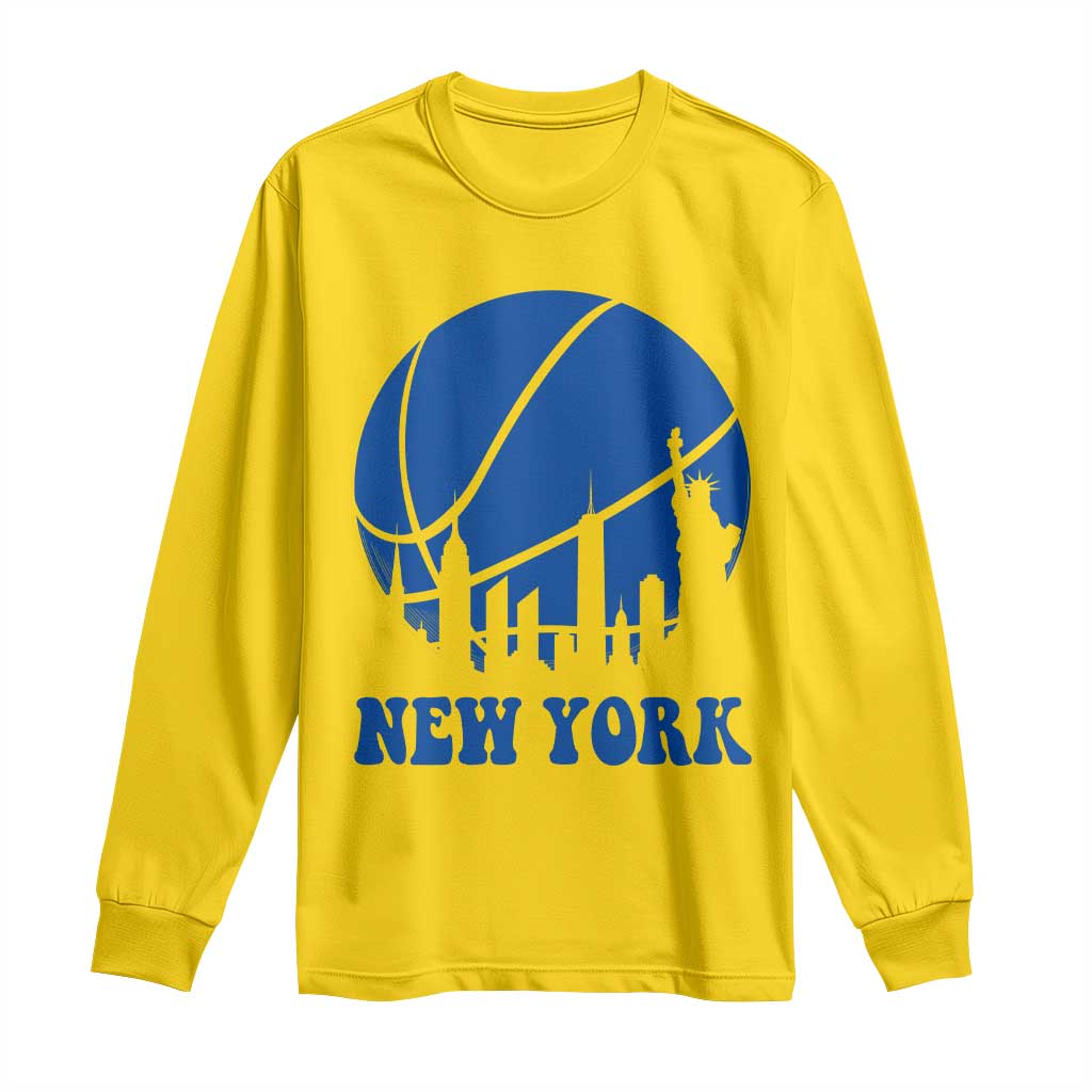 New York Skyline Long Sleeve Shirt Proud Game Day Sports Fan Gift