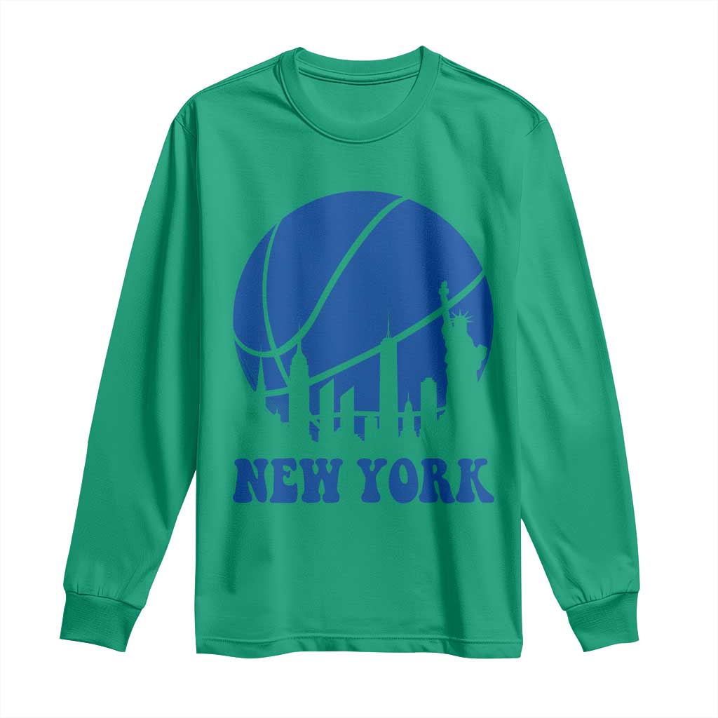 New York Skyline Long Sleeve Shirt Proud Game Day Sports Fan Gift