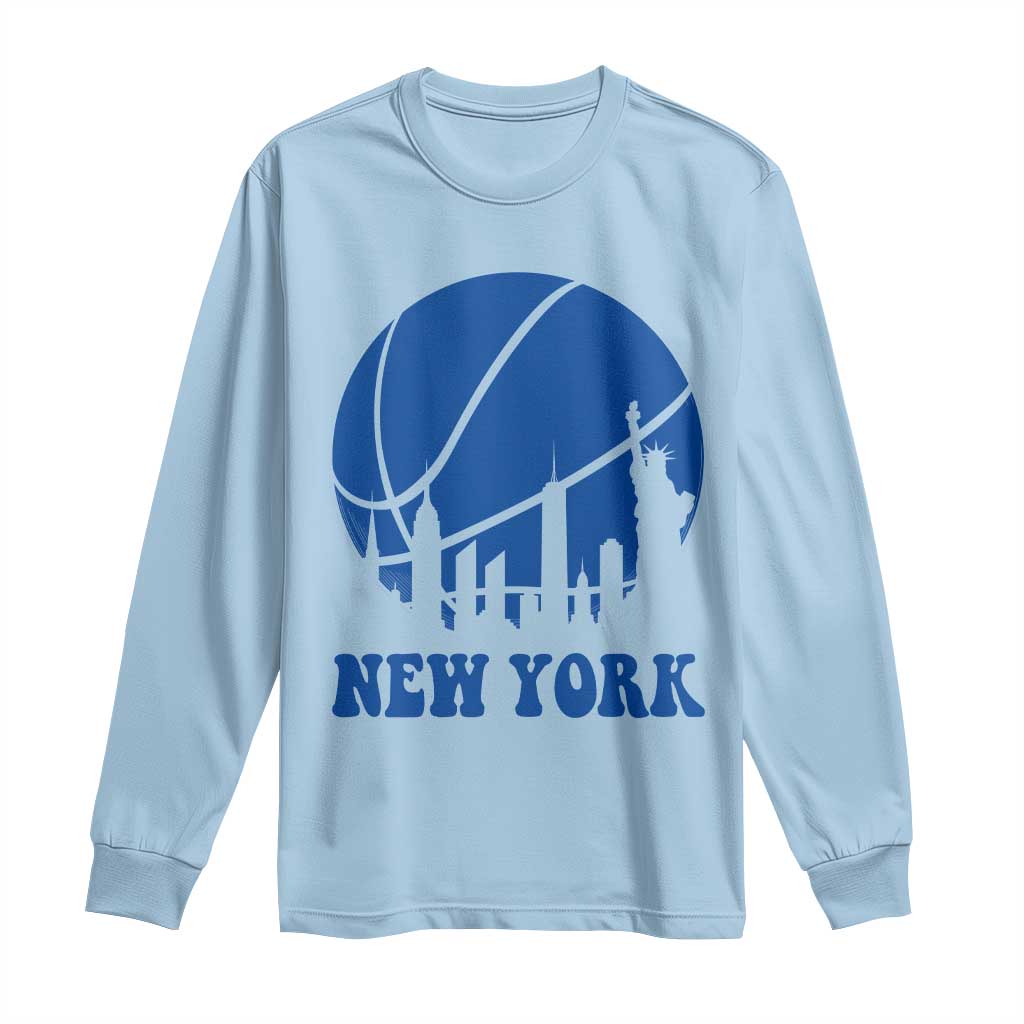New York Skyline Long Sleeve Shirt Proud Game Day Sports Fan Gift