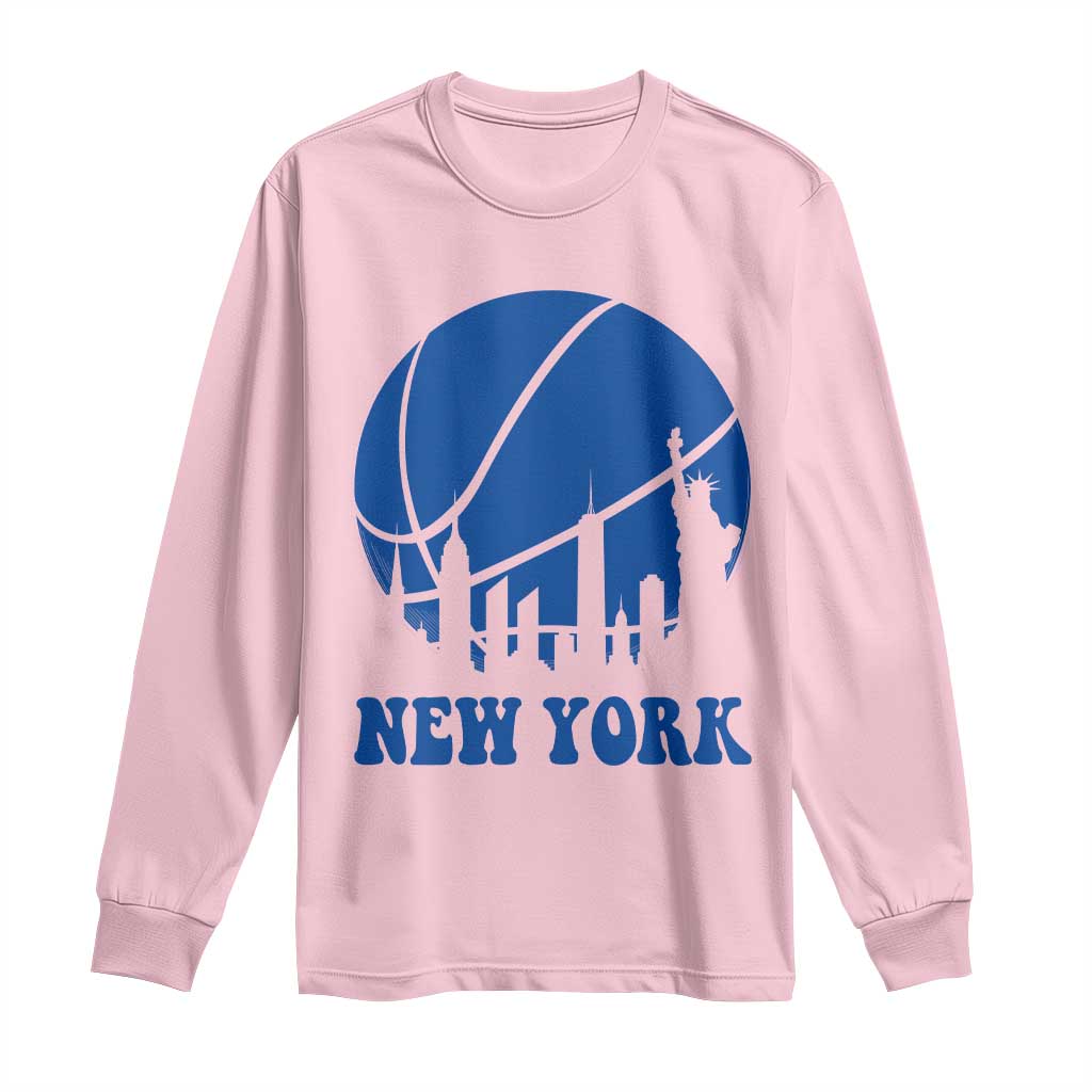 New York Skyline Long Sleeve Shirt Proud Game Day Sports Fan Gift