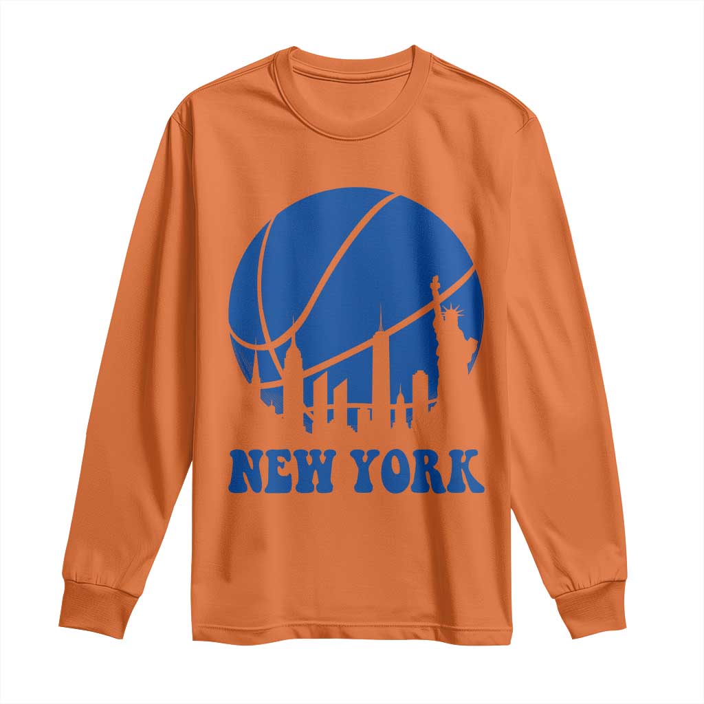New York Skyline Long Sleeve Shirt Proud Game Day Sports Fan Gift