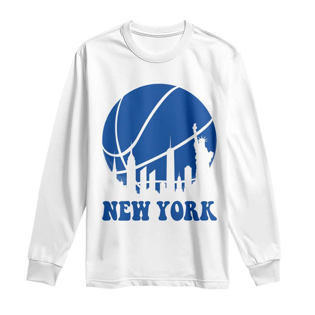 New York Skyline Long Sleeve Shirt Proud Game Day Sports Fan Gift
