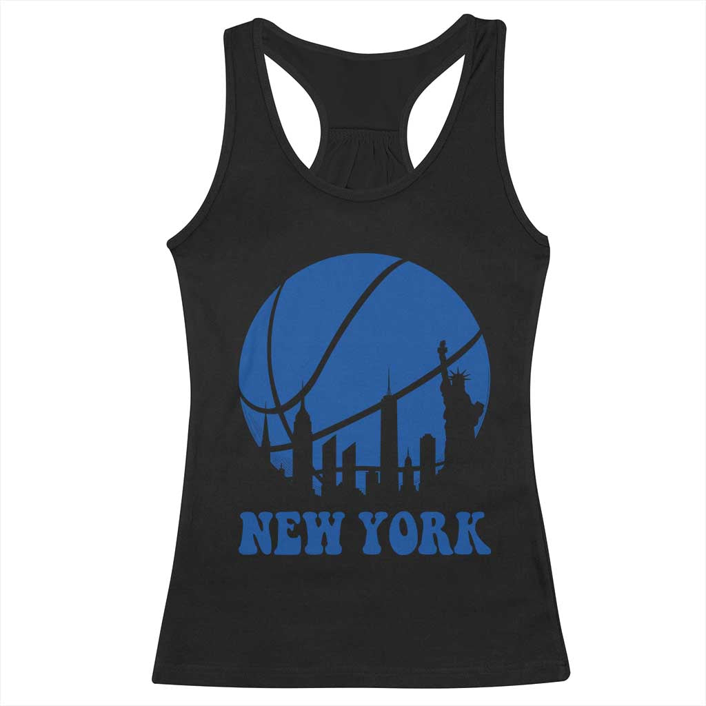 New York Skyline Racerback Tank Top Proud Game Day Sports Fan Gift