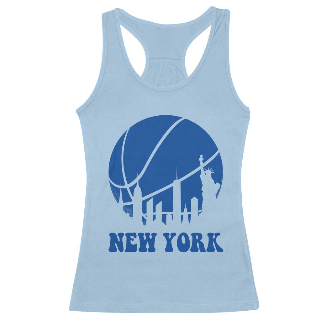 New York Skyline Racerback Tank Top Proud Game Day Sports Fan Gift