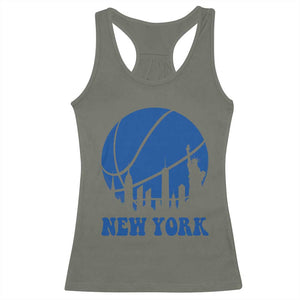 New York Skyline Racerback Tank Top Proud Game Day Sports Fan Gift
