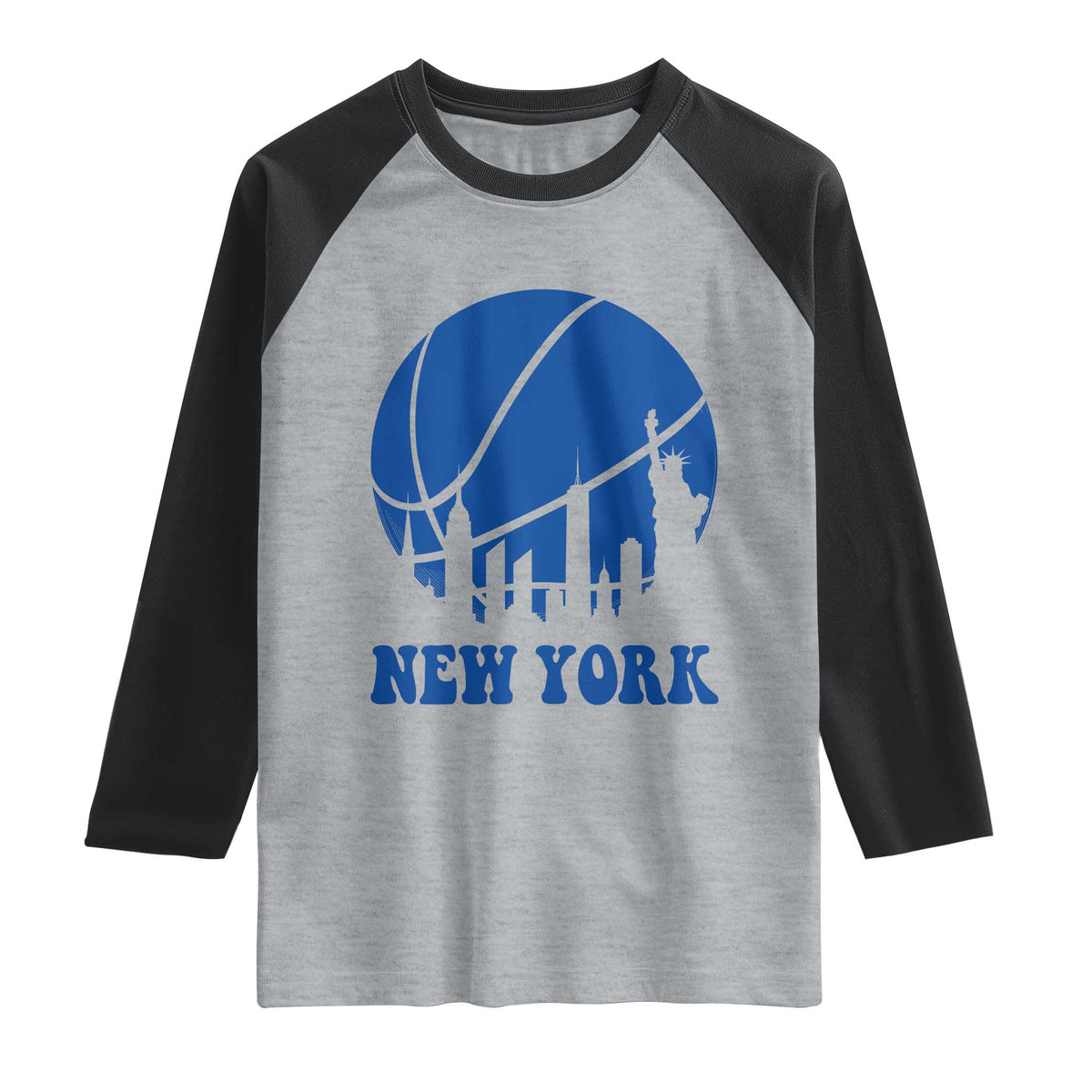 New York Skyline Raglan Shirt Proud Game Day Sports Fan Gift