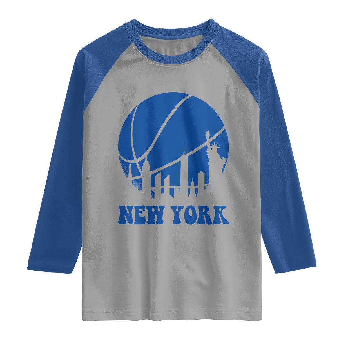 New York Skyline Raglan Shirt Proud Game Day Sports Fan Gift