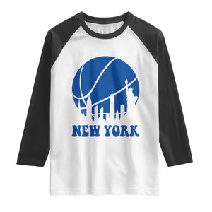 New York Skyline Raglan Shirt Proud Game Day Sports Fan Gift