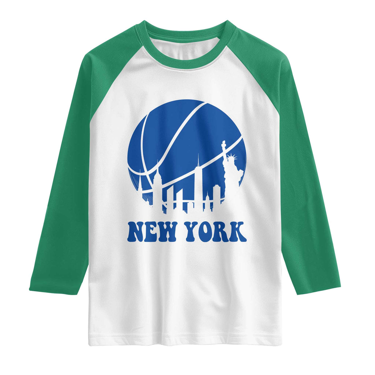 New York Skyline Raglan Shirt Proud Game Day Sports Fan Gift