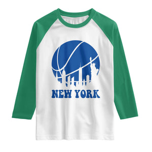 New York Skyline Raglan Shirt Proud Game Day Sports Fan Gift