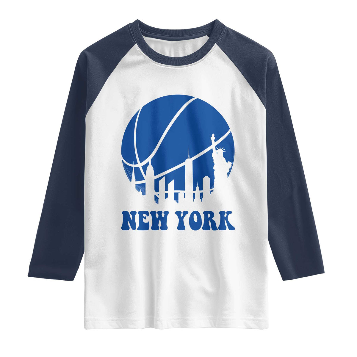 New York Skyline Raglan Shirt Proud Game Day Sports Fan Gift