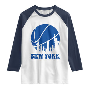 New York Skyline Raglan Shirt Proud Game Day Sports Fan Gift