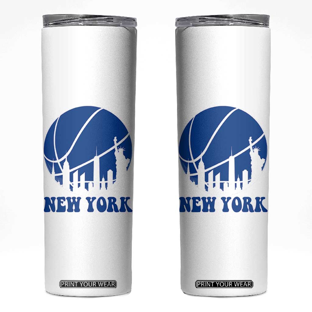 New York Skyline Skinny Tumbler Proud Game Day Sports Fan Gift
