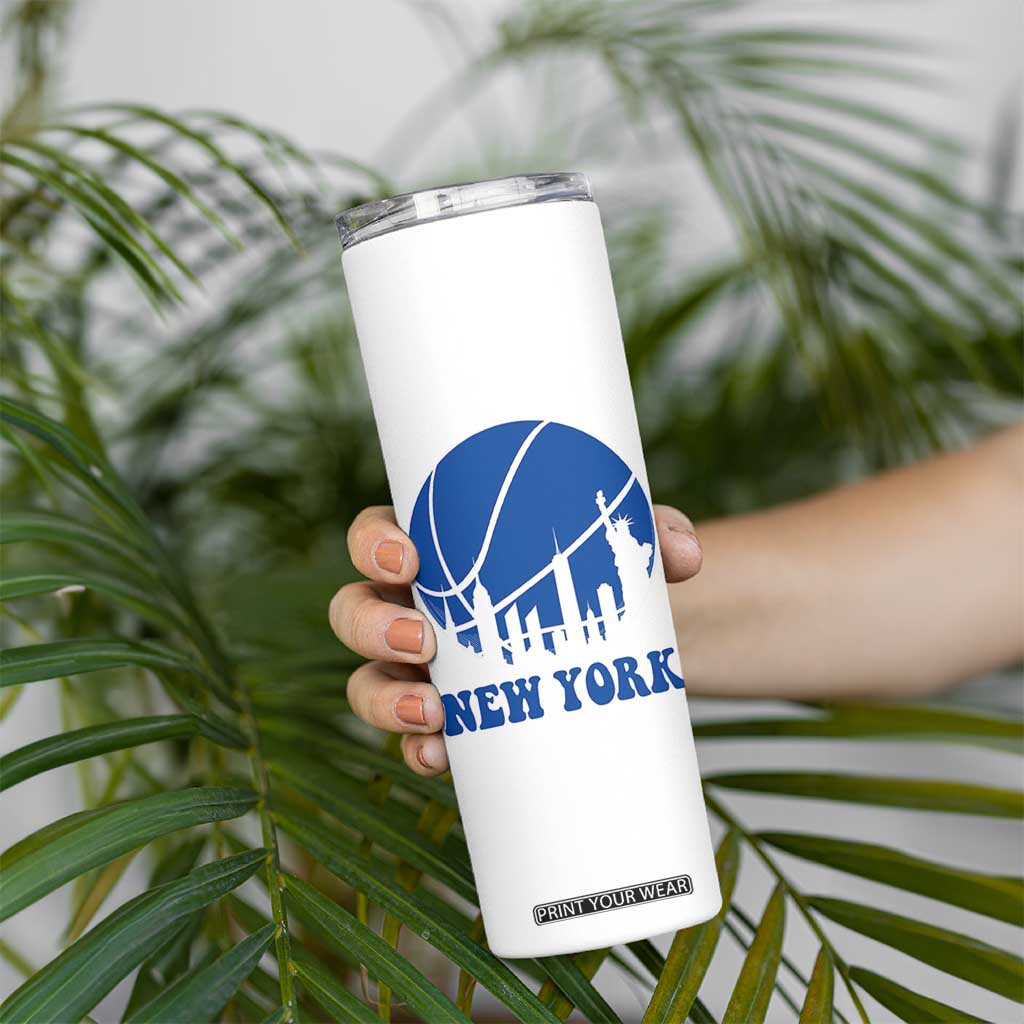 New York Skyline Skinny Tumbler Proud Game Day Sports Fan Gift