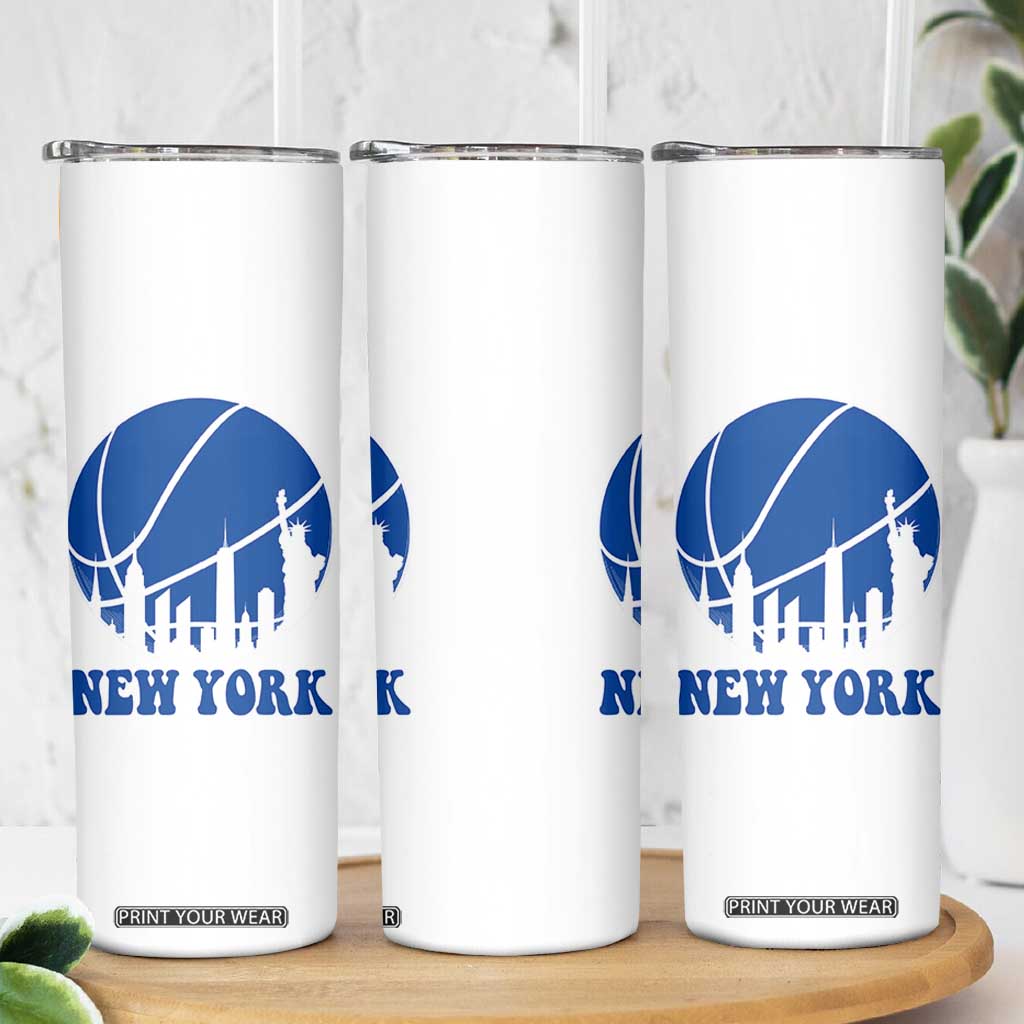 New York Skyline Skinny Tumbler Proud Game Day Sports Fan Gift