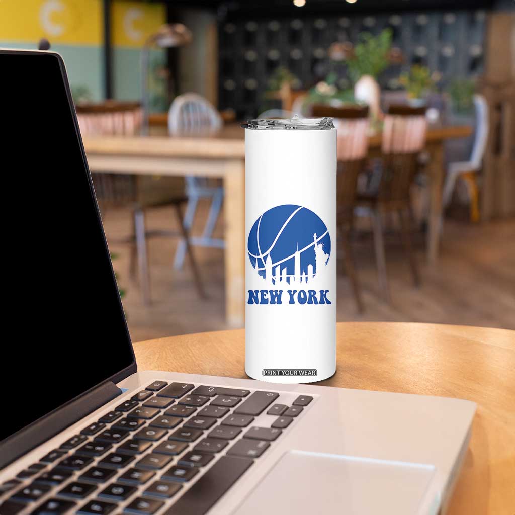 New York Skyline Skinny Tumbler Proud Game Day Sports Fan Gift