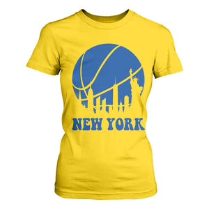 New York Skyline T Shirt For Women Proud Game Day Sports Fan Gift