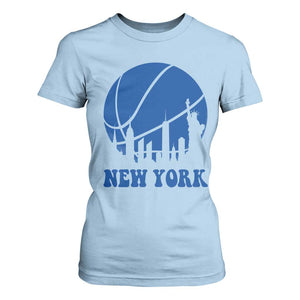 New York Skyline T Shirt For Women Proud Game Day Sports Fan Gift
