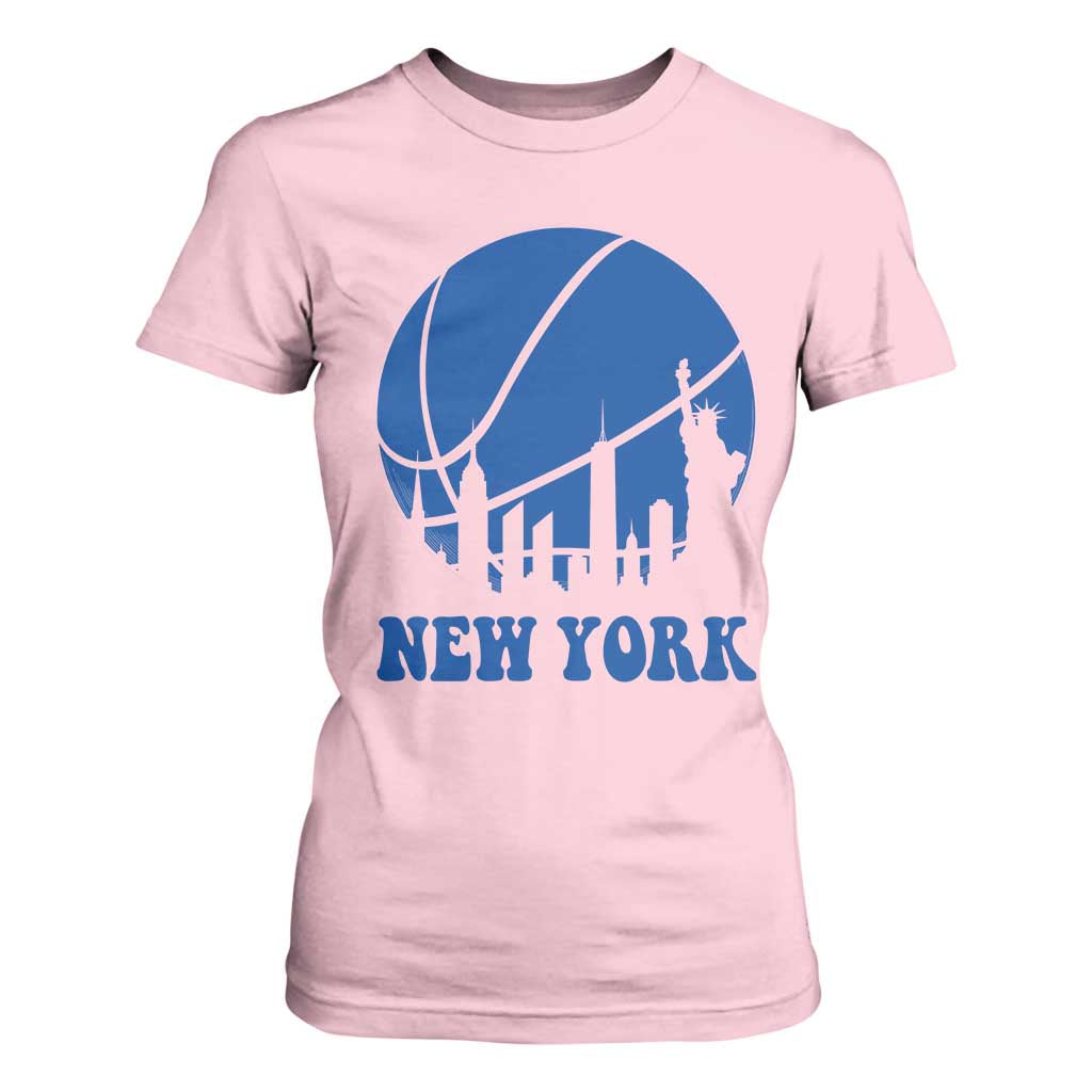 New York Skyline T Shirt For Women Proud Game Day Sports Fan Gift