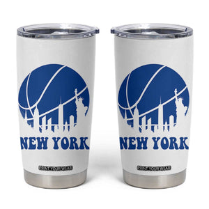 New York Skyline Tumbler Cup Proud Game Day Sports Fan Gift