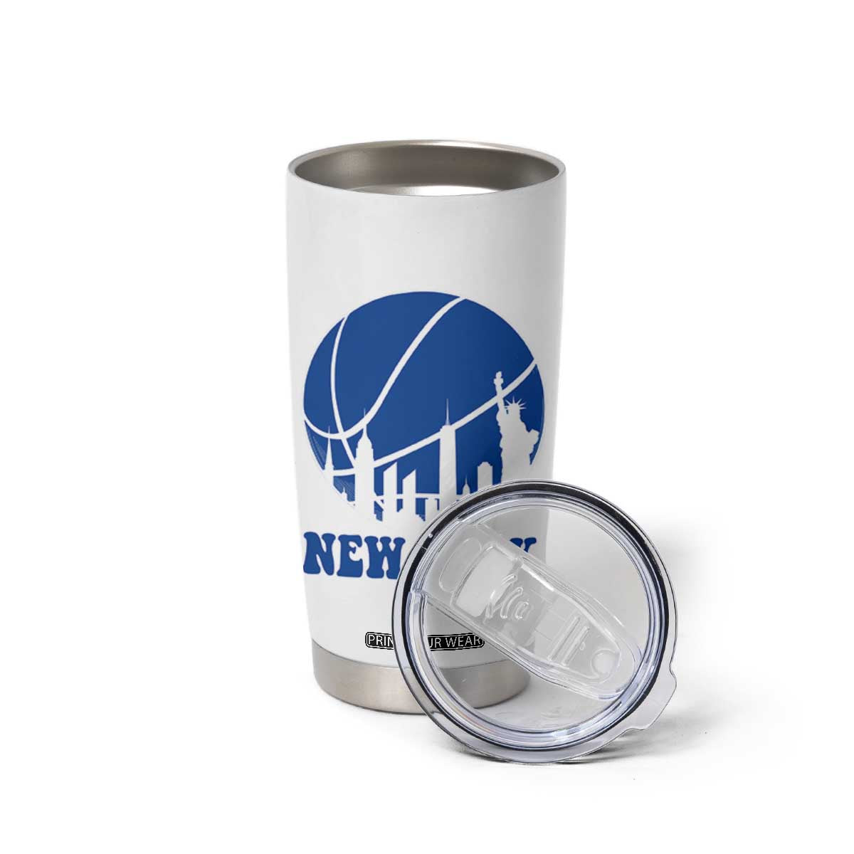 New York Skyline Tumbler Cup Proud Game Day Sports Fan Gift