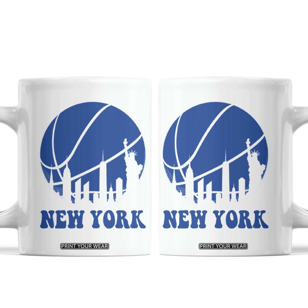 New York Skyline Coffee Mug Proud Game Day Sports Fan Gift