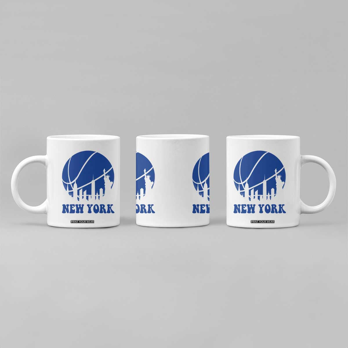 New York Skyline Coffee Mug Proud Game Day Sports Fan Gift