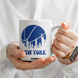 New York Skyline Coffee Mug Proud Game Day Sports Fan Gift