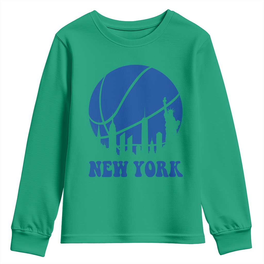 New York Skyline Youth Sweatshirt Proud Game Day Sports Fan Gift