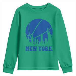 New York Skyline Youth Sweatshirt Proud Game Day Sports Fan Gift