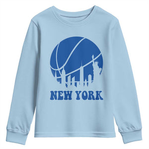 New York Skyline Youth Sweatshirt Proud Game Day Sports Fan Gift