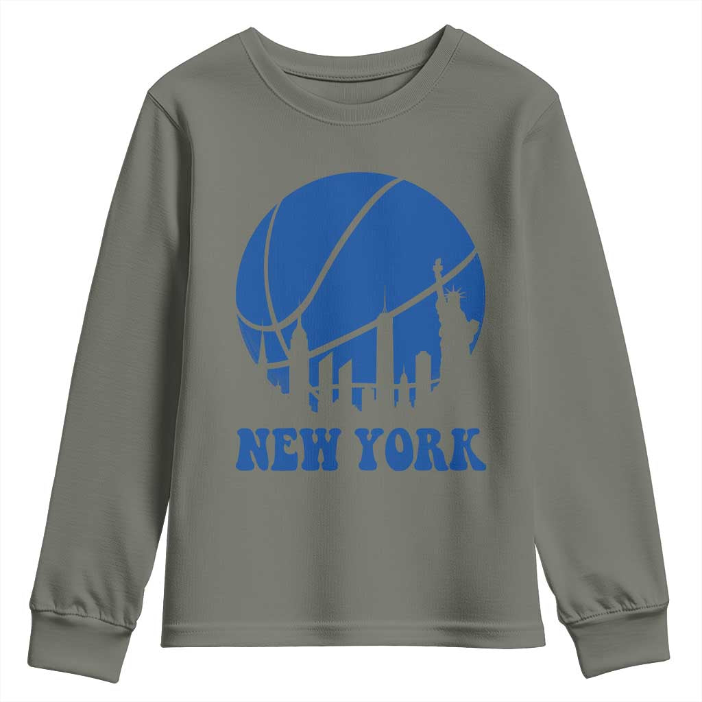 New York Skyline Youth Sweatshirt Proud Game Day Sports Fan Gift