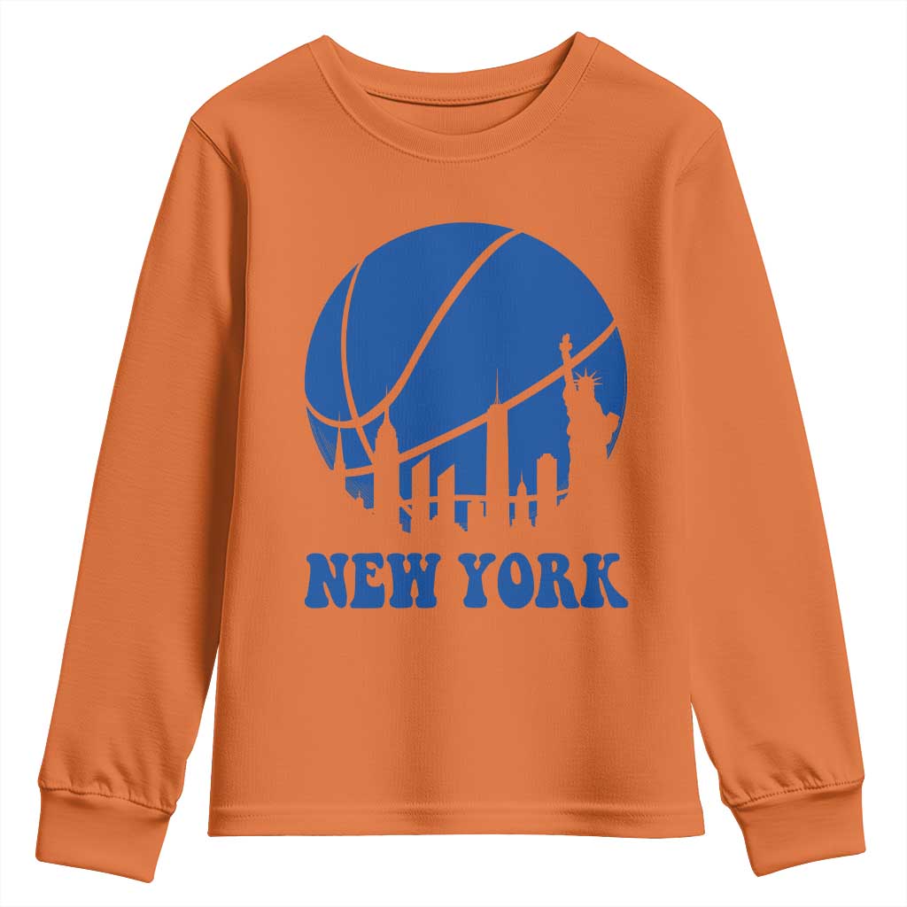 New York Skyline Youth Sweatshirt Proud Game Day Sports Fan Gift