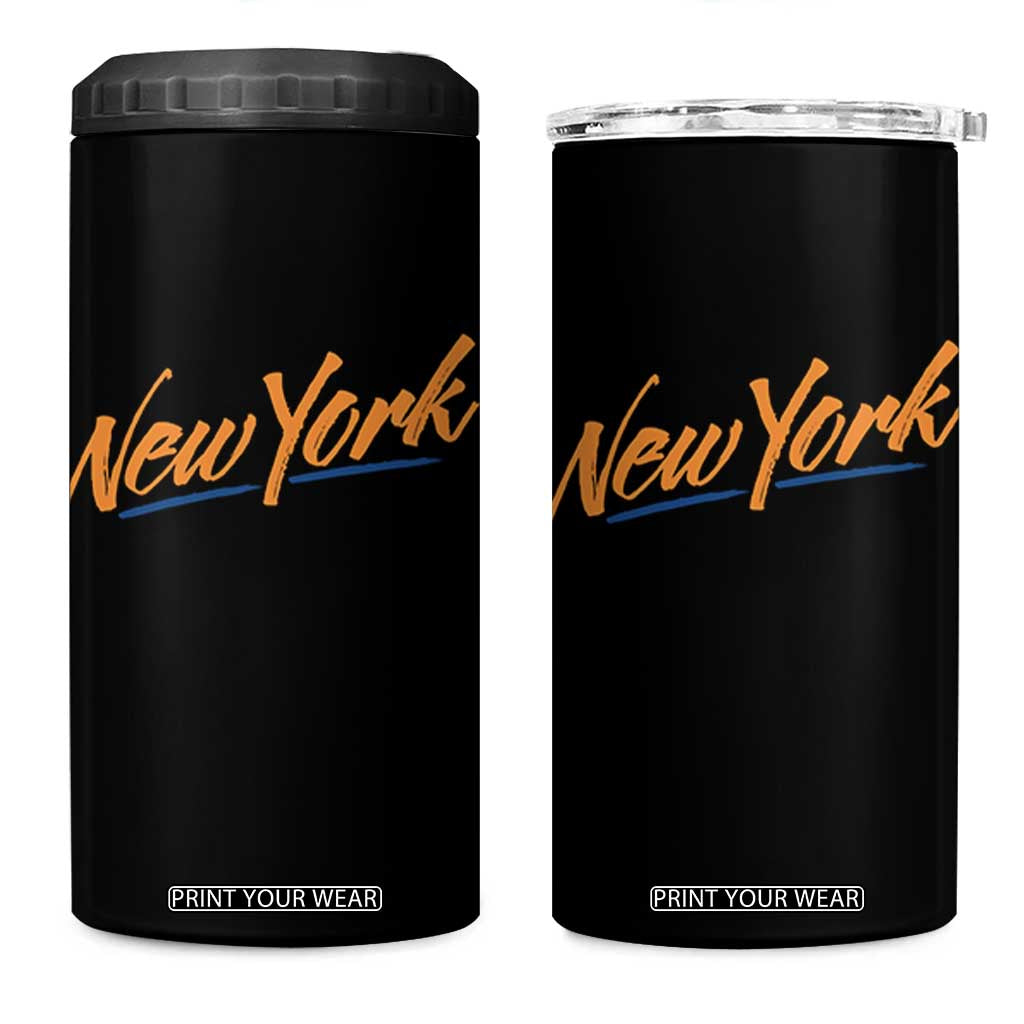 New York Pride 4 in 1 Can Cooler Tumbler Classic Throwback Sports Fan