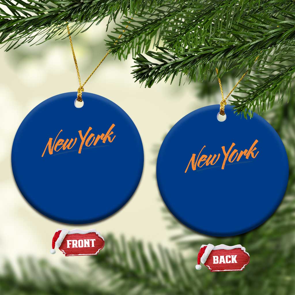New York Pride Ceramic Ornament Classic Throwback Sports Fan