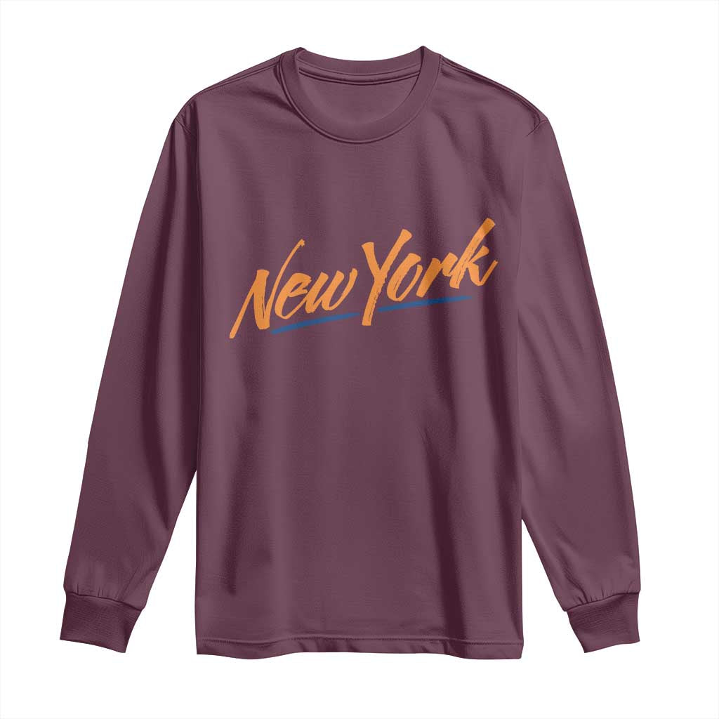 New York Pride Long Sleeve Shirt Classic Throwback Sports Fan