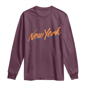 New York Pride Long Sleeve Shirt Classic Throwback Sports Fan