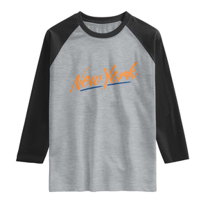 New York Pride Raglan Shirt Classic Throwback Sports Fan