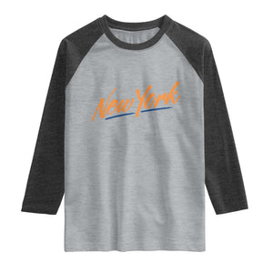 New York Pride Raglan Shirt Classic Throwback Sports Fan